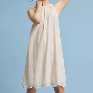 NWOT Anthropologie Not So Serious Aurora Swing Dress S